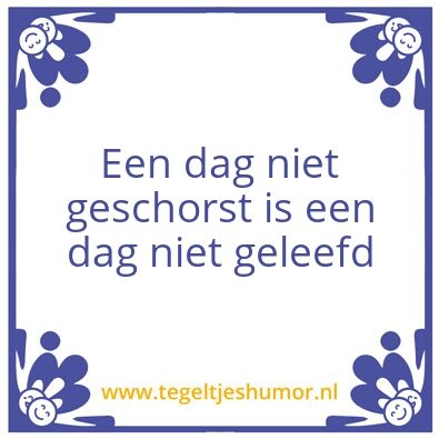 Tegeltje: .