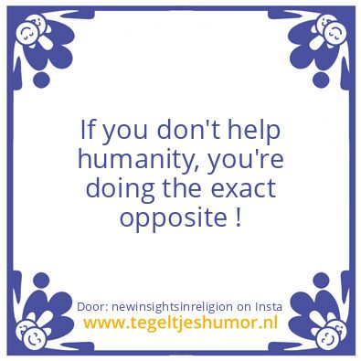 Tegeltje: Have you ever noticed ?