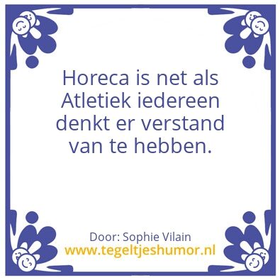 Tegeltje: gastvrijheid