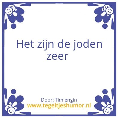 Tegeltje: Statement