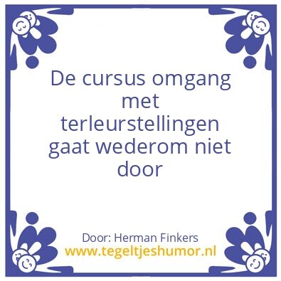 Tegeltje: spreuk