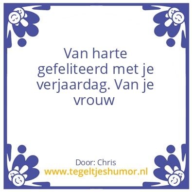 Tegeltje: Chris