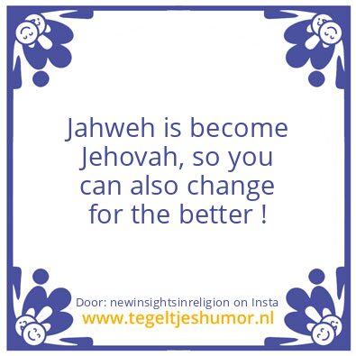 Tegeltje: Changing the YOU !