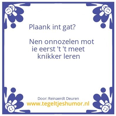 Tegeltje: Twentse wijsheid