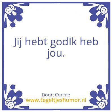 Tegeltje: Sanne