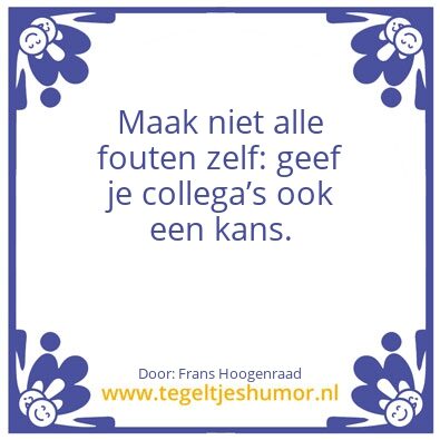 Tegeltje: tegel