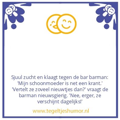 Tegeltje: Krant