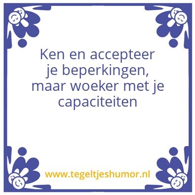 Tegeltje: HR