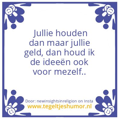 Tegeltje: I Am Not Angry..