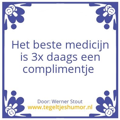 Tegeltje: Werner Stout