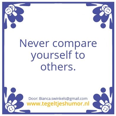 Tegeltje: You’re the best!
