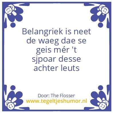 Tegeltje: spreuken