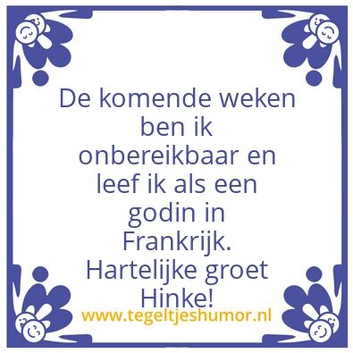 Tegeltje: Frankrijk