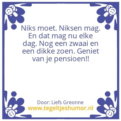 Tegeltje: Lieve Dettie