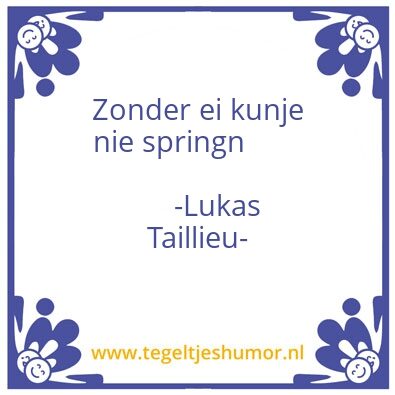 Tegeltje: .