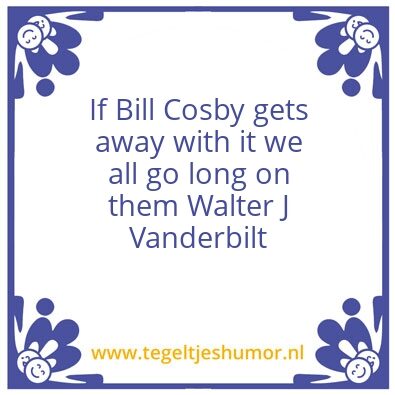 Tegeltje: Go long on them