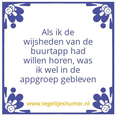 Tegeltje: Make it stop