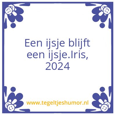 Tegeltje: tegel