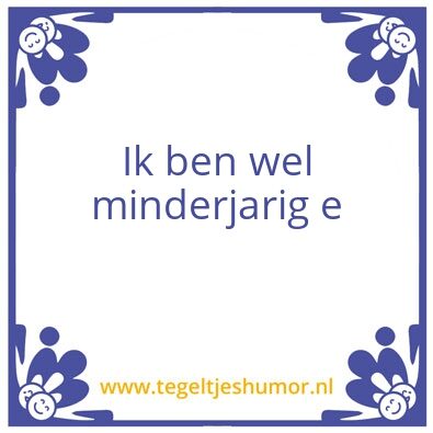 Tegeltje: Tibo