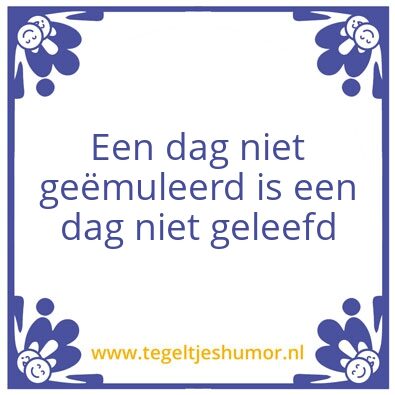Tegeltje: Emu