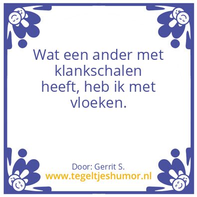 Tegeltje: Ik ben Gerrit.