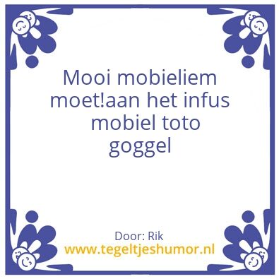 Tegeltje: Patrick