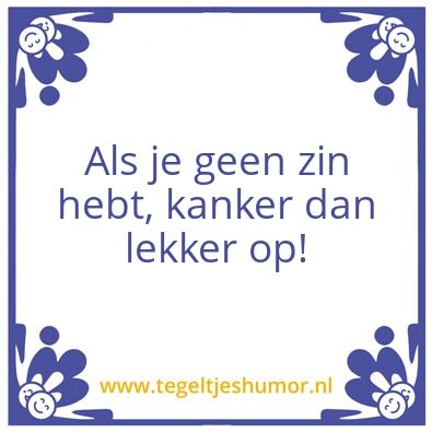 Tegeltje: Fun