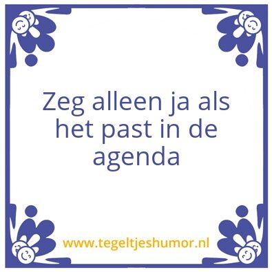 Tegeltje: Tijd