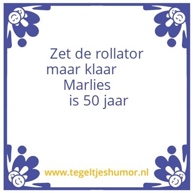 Tegeltje: Sarah