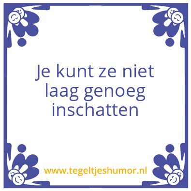 Tegeltje: Waarheid