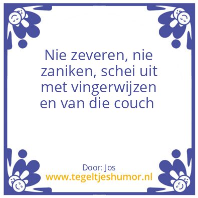 Tegeltje: Delfs Blauw