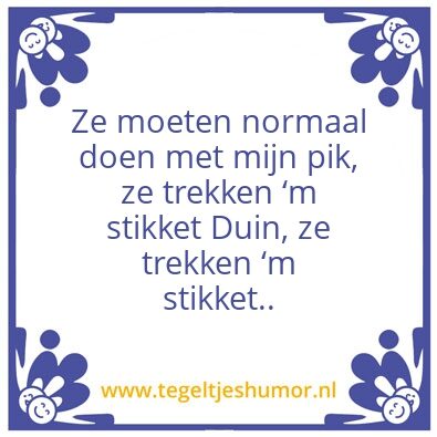 Tegeltje: LAAUW
