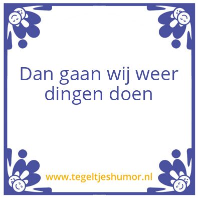 Tegeltje: Hoi