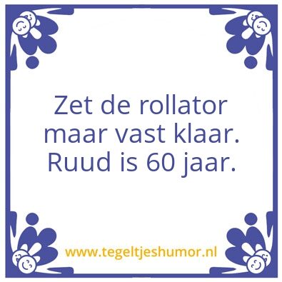 Tegeltje: Ruud