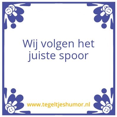 Tegeltje: Gouden regel