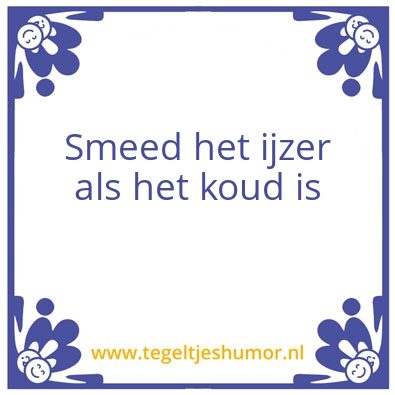 Tegeltje: Tips van juf Vera