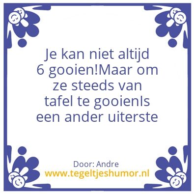 Tegeltje: Tegel