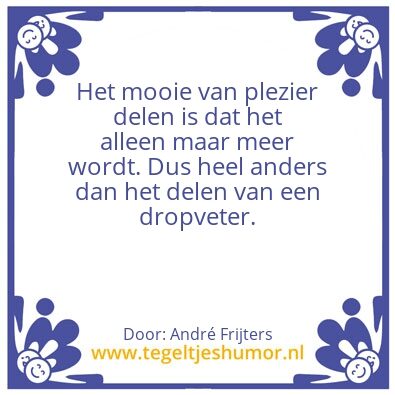 Tegeltje: Andre Frijters