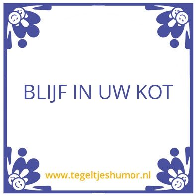 Tegeltje: N