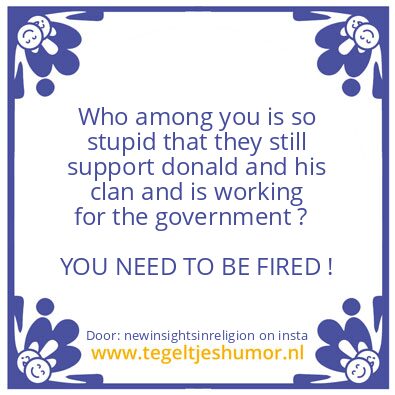 Tegeltje: You did not got sucked in ..