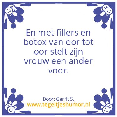 Tegeltje: Ik ben Gerrit.