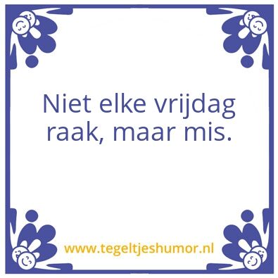 Tegeltje: tee