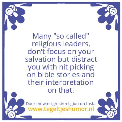 Tegeltje: New Insights In Religion.