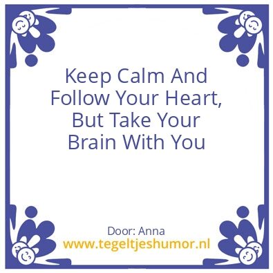 Tegeltje: Keep Calm And