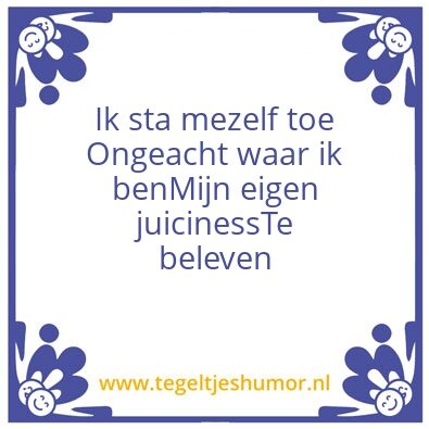 Tegeltje: Mijn ruimte