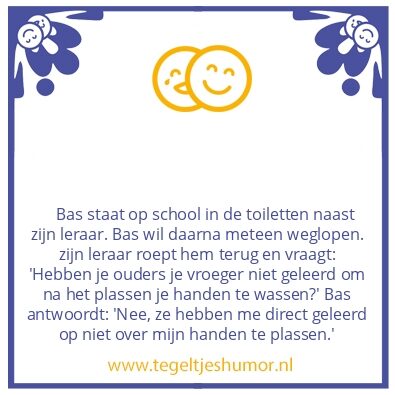 Tegeltje: Toiletten