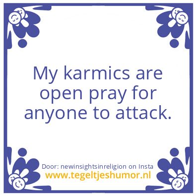 Tegeltje: You Have To Deserve Protection