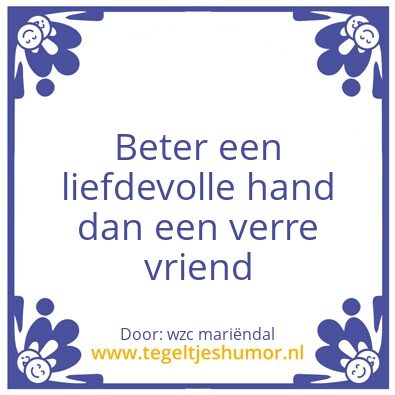 Tegeltje: spreuk
