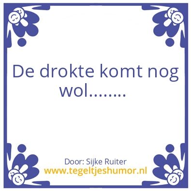 Tegeltje: .