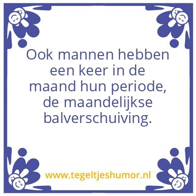 Tegeltje: Mannen